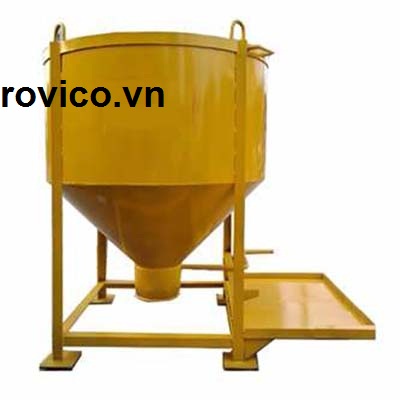 Tìm hiểu về phễu đổ bê tông cẩu tháp
